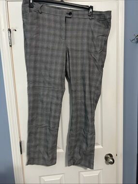 Layne Bryant four season black checked pants